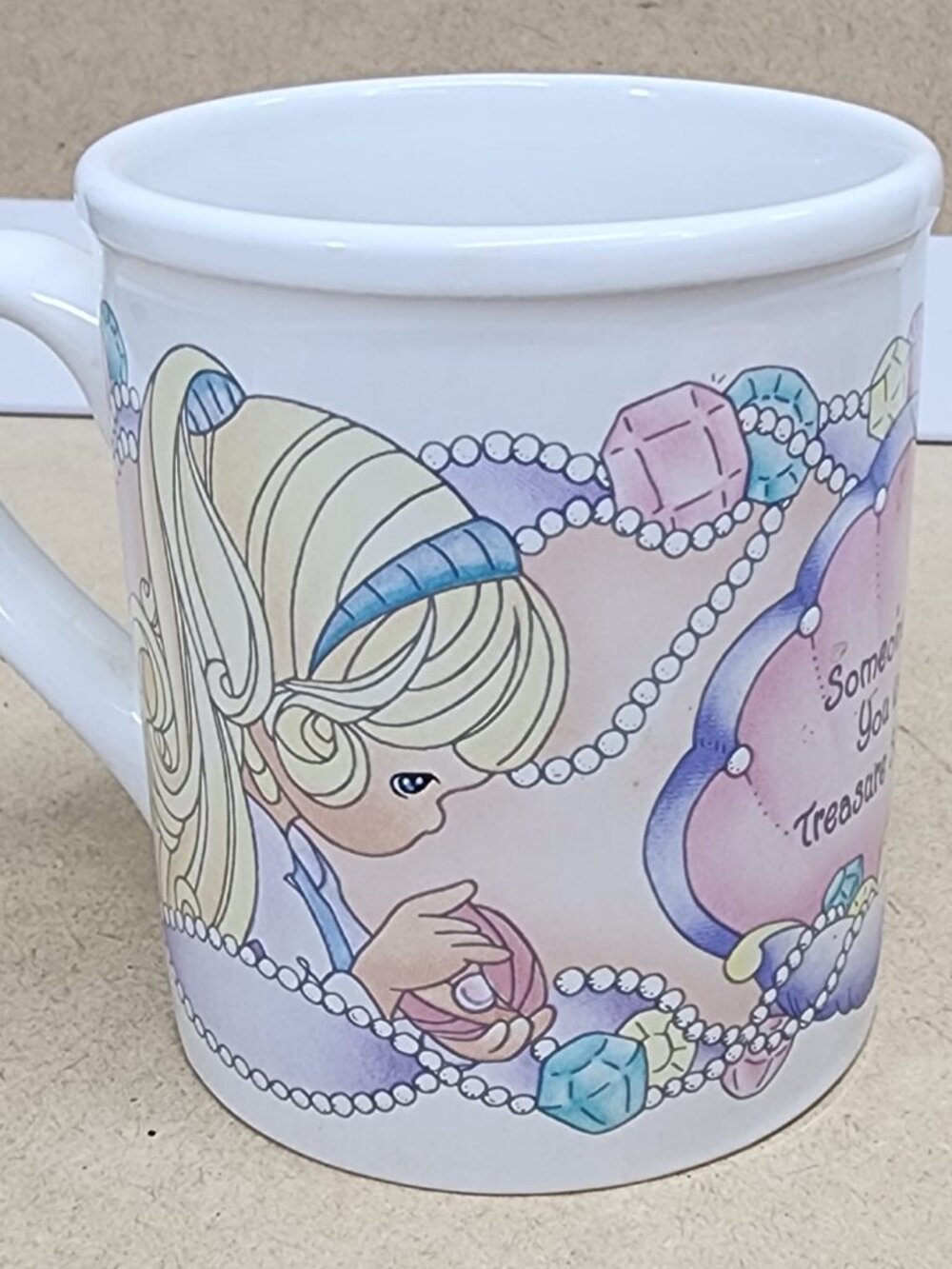 Vintage 1997 Precious Moments Enesco Mug Someone Like You Is A Treasure So True